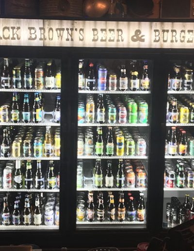 All the craft beer at Jack Brown's, Murfreesboro, TN.