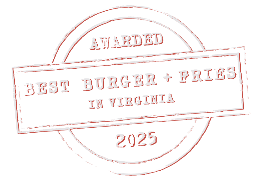 Jack Brown's awarded Best Burger and Fries in Virginia 2025